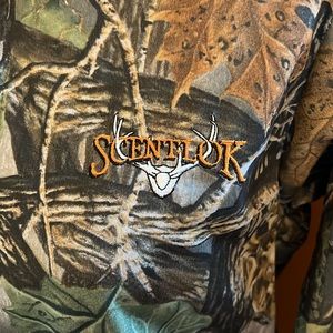 Scentlok Seclusion3D camo zip closure shirt